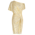 Cocktail Dresses for Women Sequined Party Dress Summer Ruched Short Sleeve Asymmetric off Shoulder Bodycon Dress Vestidos